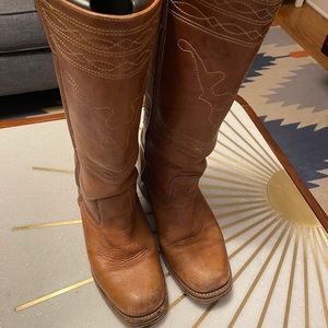Frye Campus Stitching Horse Boots, Sz 9.5